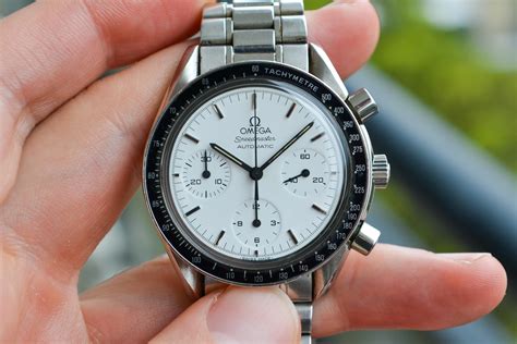 omega speedmaster white face|omega white Speedmaster daniel craig.